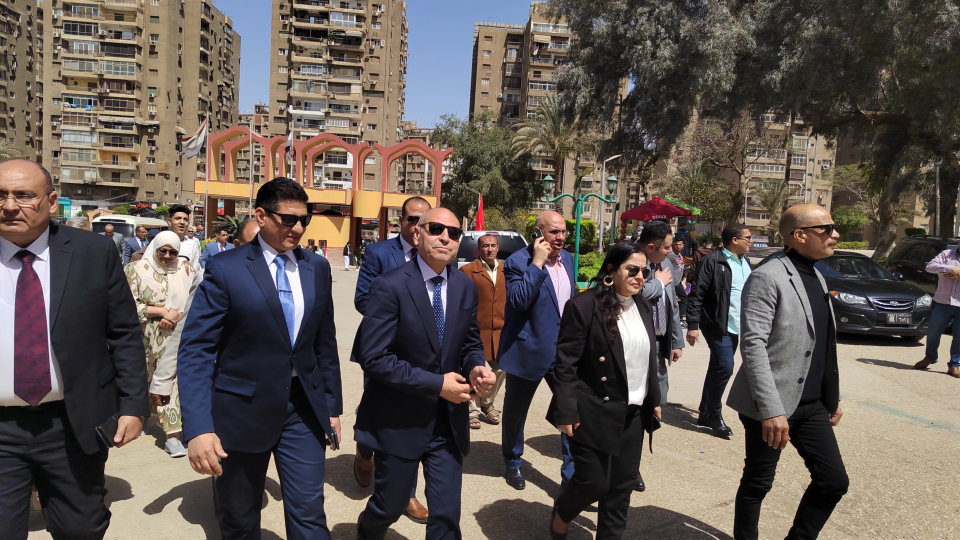 محافظ القاهرة يتفقد الحديقة الدولية للاطمئنان على استعدادات استقبال المواطنين العيد محافظ القاهرة يتفقد الحديقة الدولية للاطمئنان على استعدادات استقبال المواطنين العيد