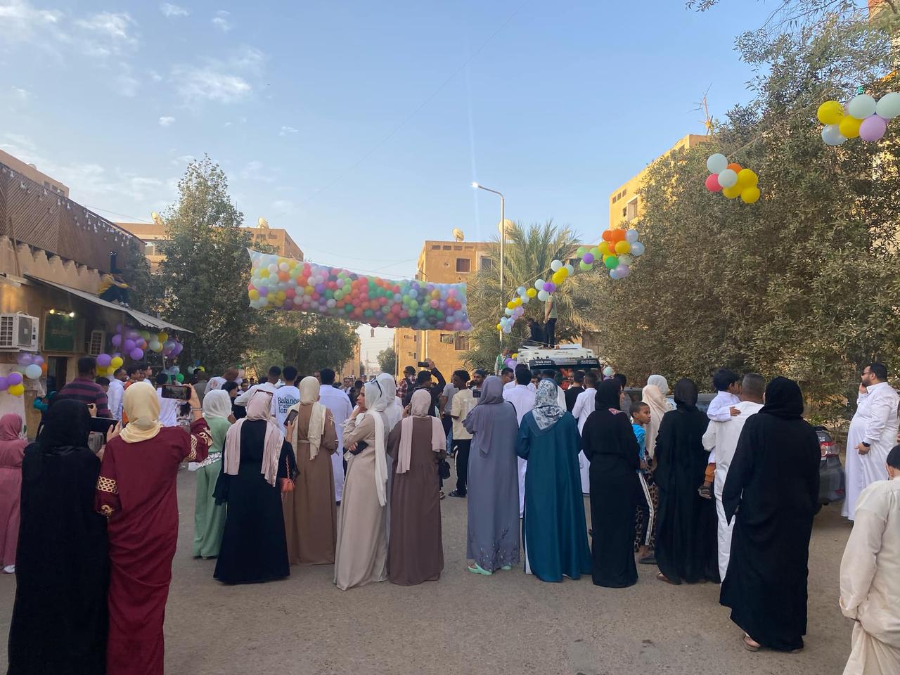جانب من الاحتفالات جانب من الاحتفالات