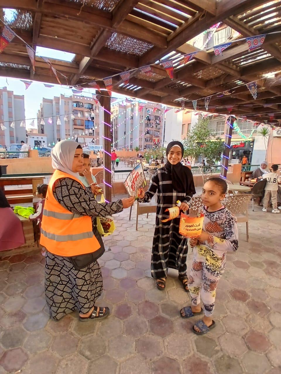 تنفيذ أنشطة بساحات المساجد  للتوعية بأضرار تعاطى المواد المخدرة