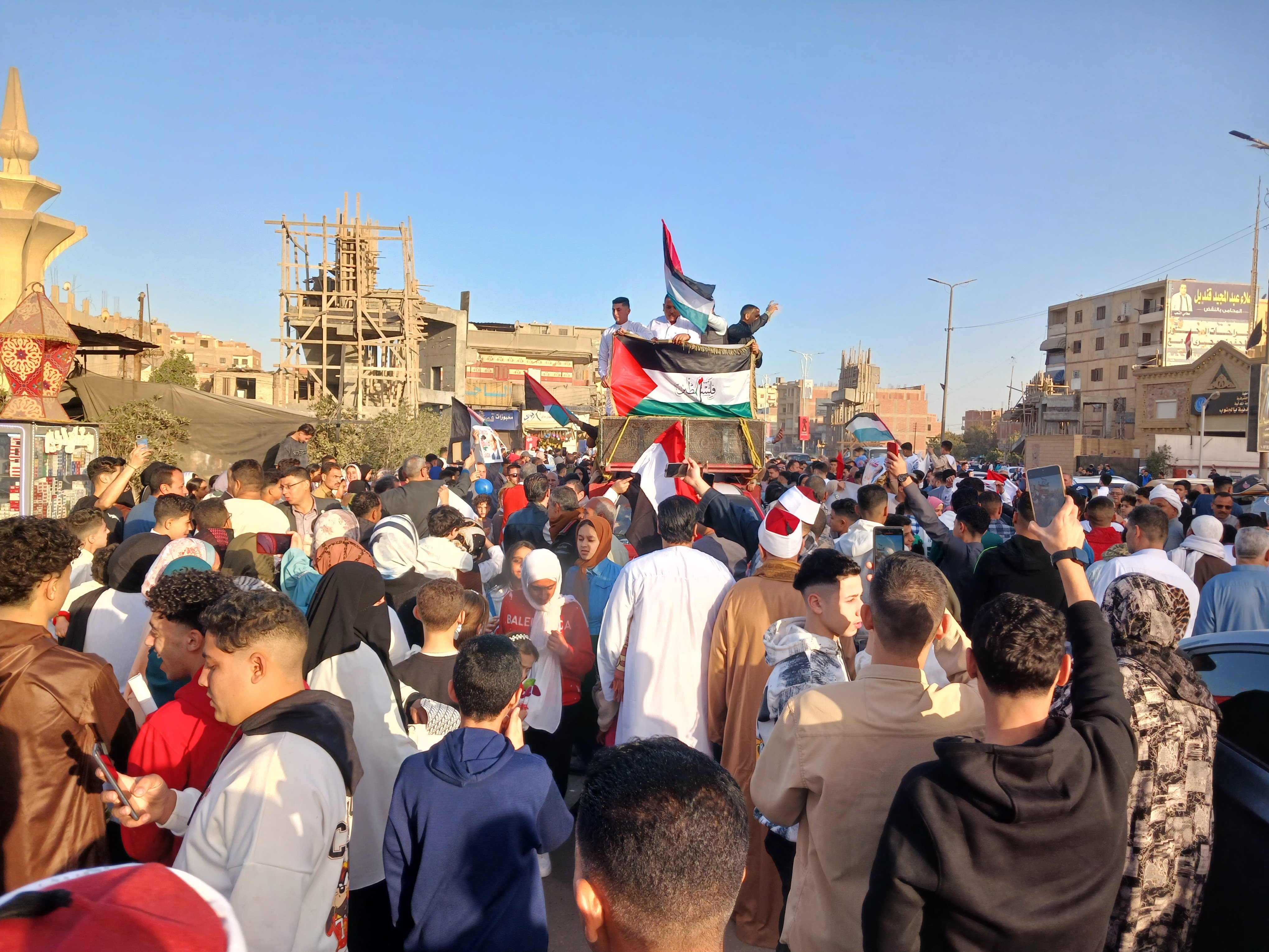 وقفات أهالى الشرقية ضد تهجير الفلسطينيين (6)