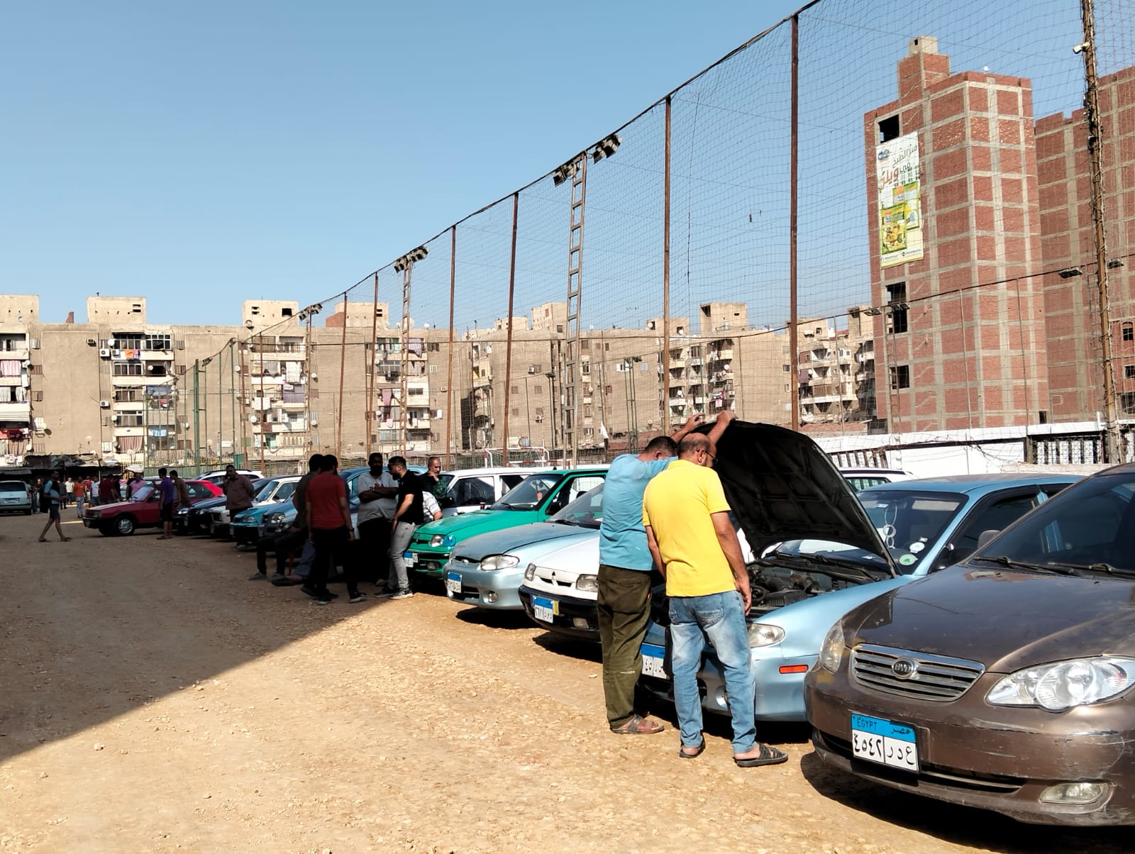 تشغيل السوق الحضارى بالمنصورة