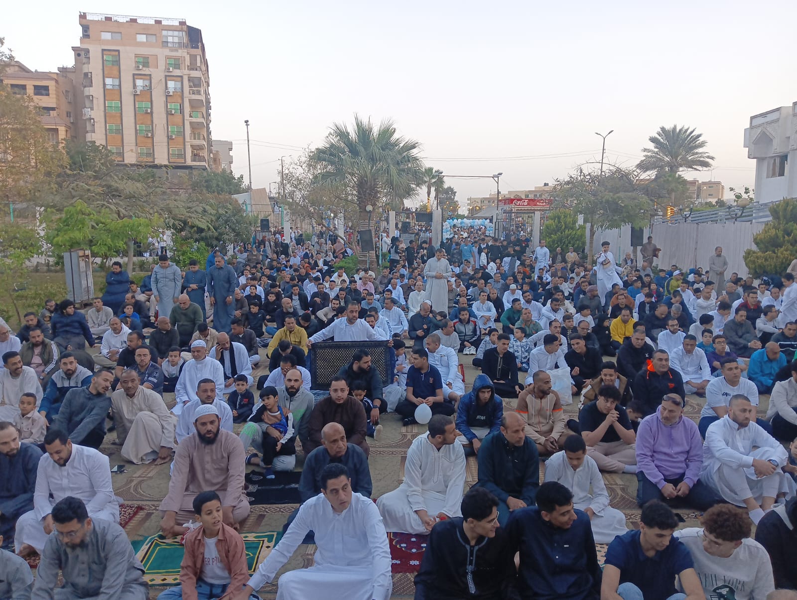 صلاة عيد الفطر المبارك بساحة ستاد الإسماعيلية (8)