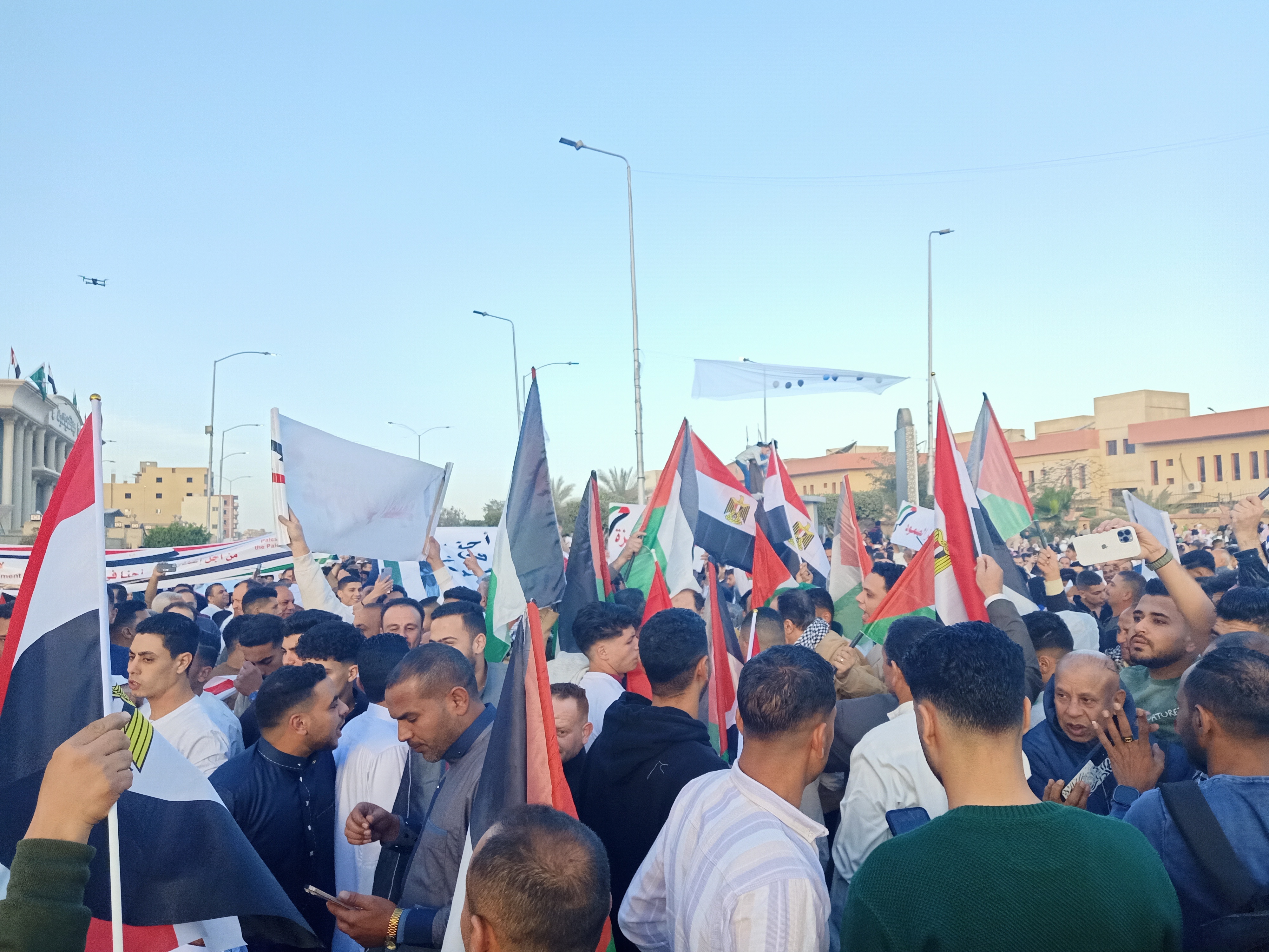 الآلاف من أبناء بنى سويف يرفضون تهجير الفلسطينيين (2)