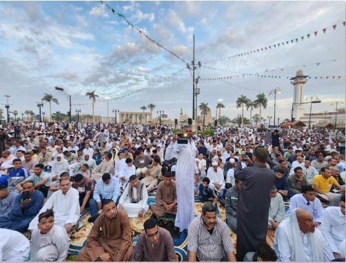 تكبيرات العيد في قلب ساحة سيدى أبو الحجاج الأقصرى1