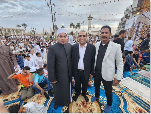 فرحة تكبيرات العيد في قلب ساحة سيدى أبو الحجاج الأقصرى