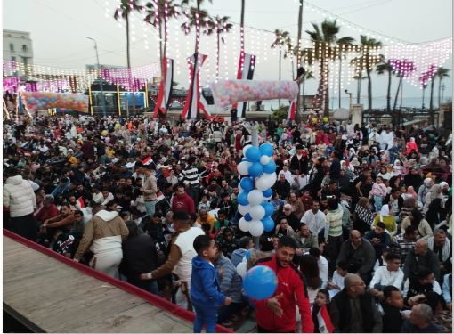 صلاة عيد الفطر المبارك في مسجد القائد إبراهيم بالإسكندرية