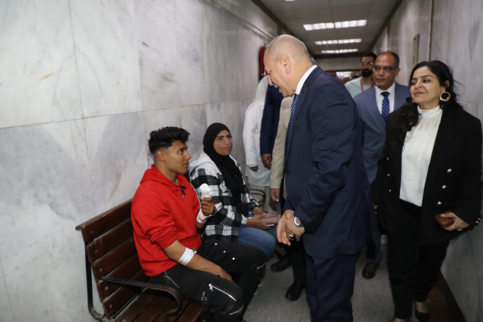 أثناء الزيارة