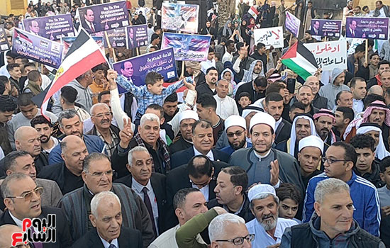 وقفات-اهالي-سيناء-بالعريش-وبئر-العبد-ضد-التهجير-وحق-اهل-فلسطين--(2)