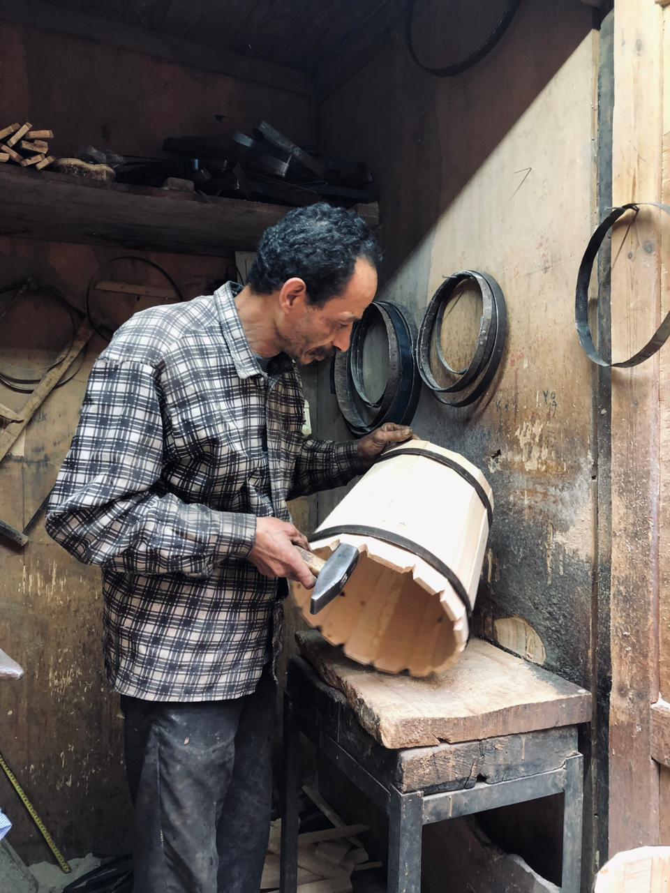 صناعة البراميل الخشبية صناعة البراميل الخشبية