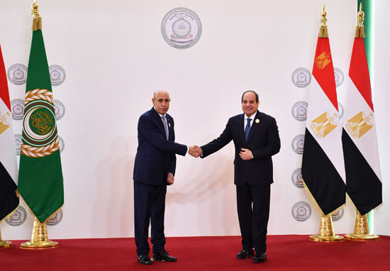 الرئيس السيسي ونظيره الموريتاني