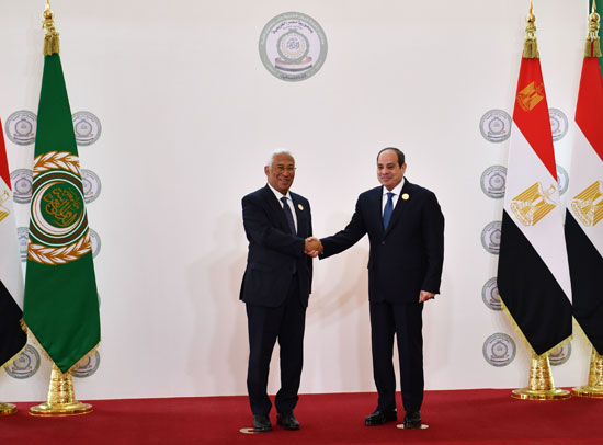 الرئيس السيسي ورئيس المجلس الأوروبي