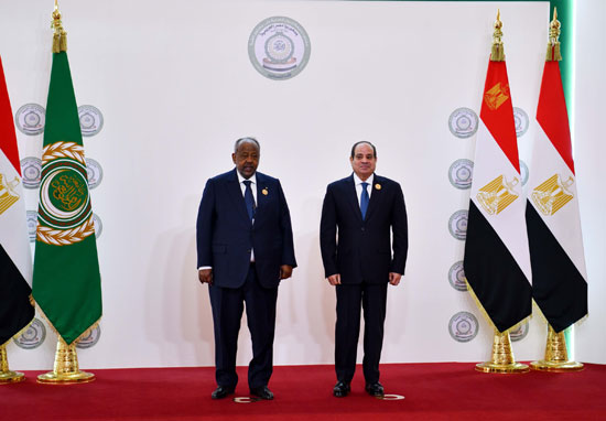الرئيس السيسي ونظيره الجيبوتي