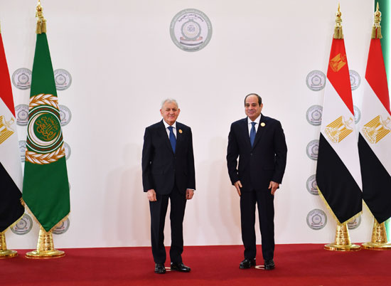 الرئيس السيسي ونظيره العراقي