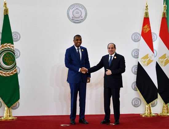 الرئيس السيسي ورئيس حكومة الصومال