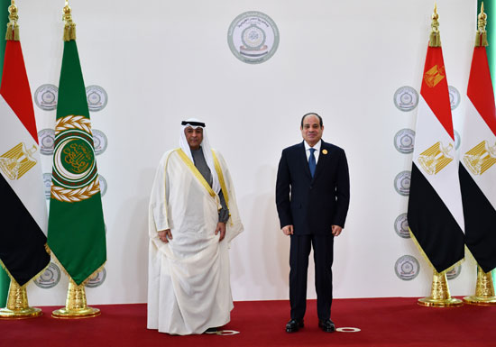 الرئيس السيسي والأمين العام لمجلس التعاون الخليجي