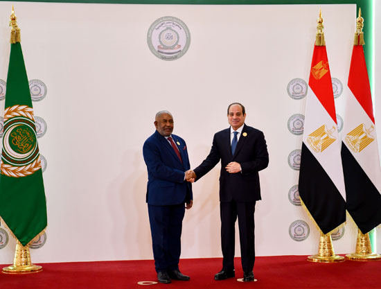 الرئيس السيسي ورئيس جزر القمر