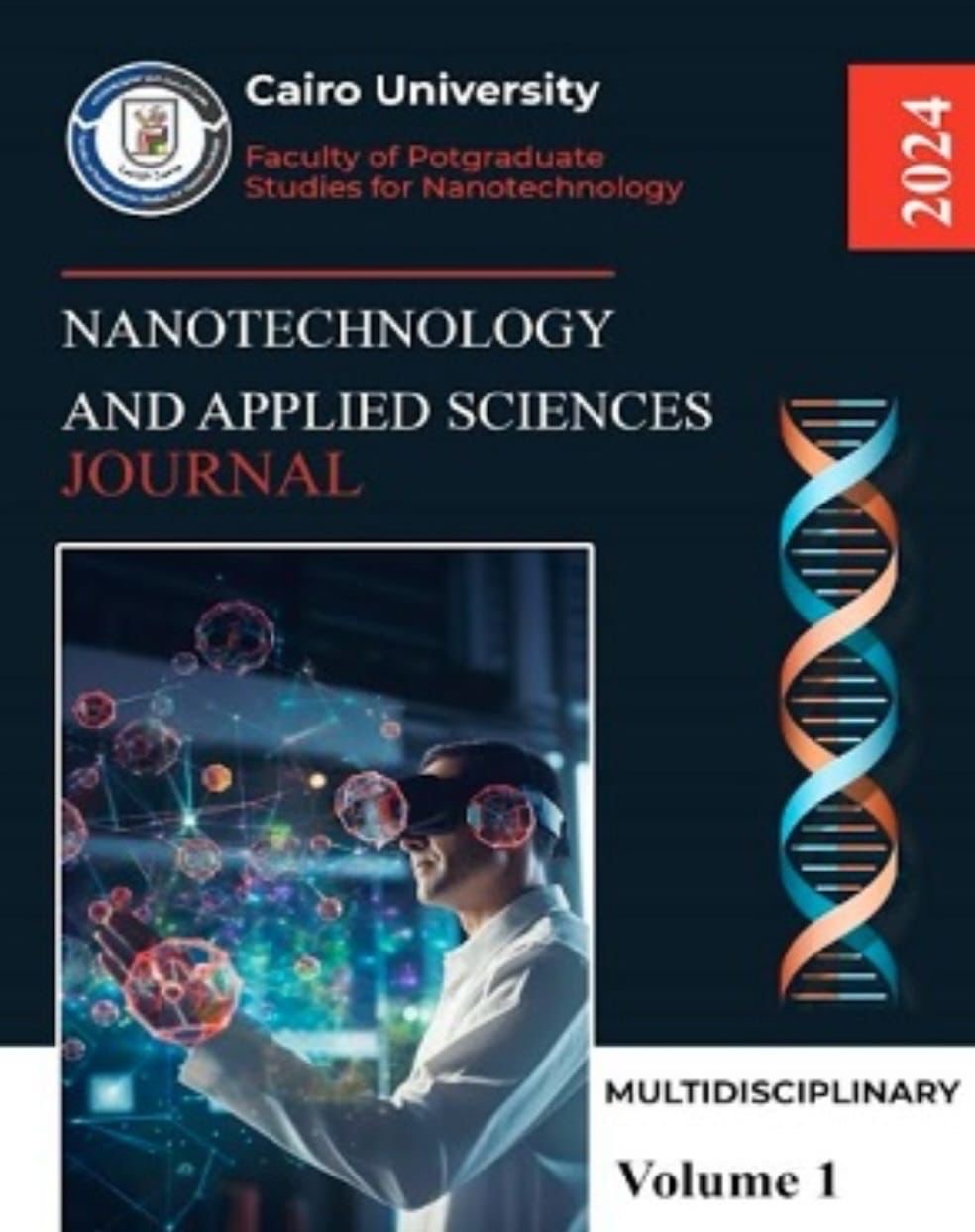 جامعة القاهرة تعلن صدور العدد الأول للمجلة الدولية لكلية الدراسات العليا للنانو تكنولوجي 1 جامعة القاهرة تعلن صدور العدد الأول للمجلة الدولية لكلية الدراسات العليا للنانو تكنولوجي 1