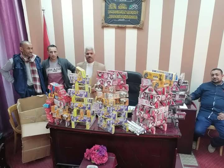 مضبوطات الالعاب النارية