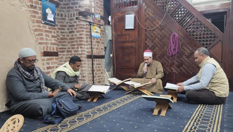 المقرأة الدينية داخل مسجد سيدي أبوالحجاج