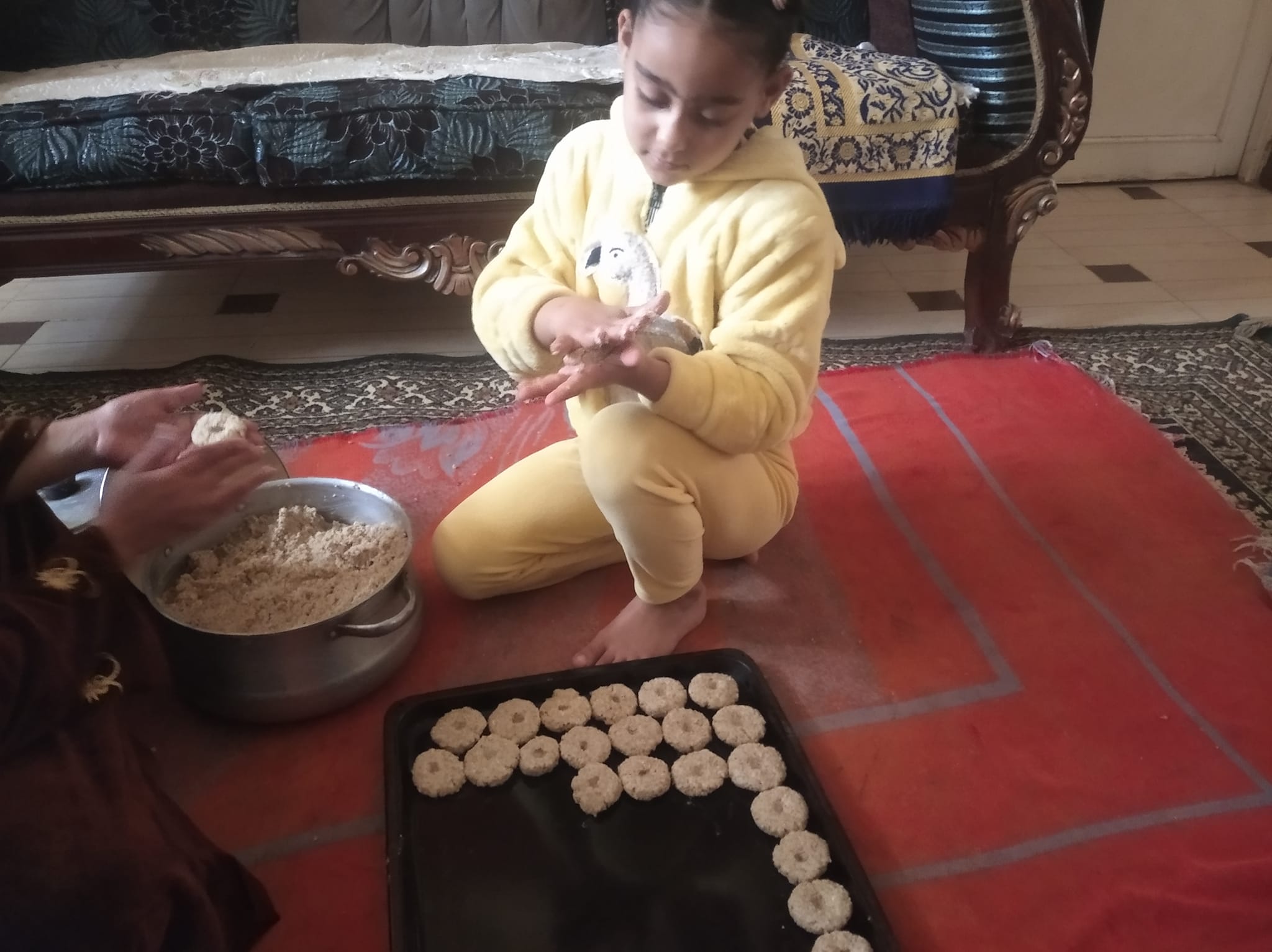 المشاركة فى اعمال اعداد الكشك