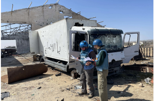 فرق أممية للبحث عن مخلفات الحروب في غزة