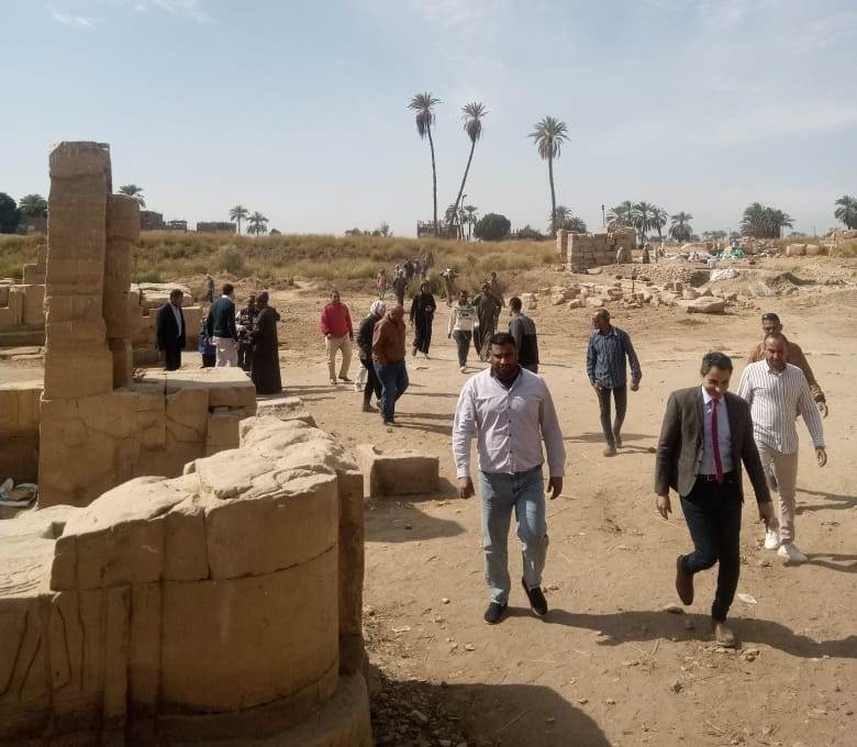 لجنة من التنمية المحلية تزوير معبد مونتو لبحث متطلبات تطويره