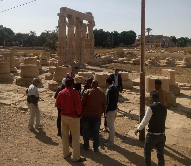 معبد مونتو بالمدامود قبلى يستقبل لجنة من التنمية المحلية