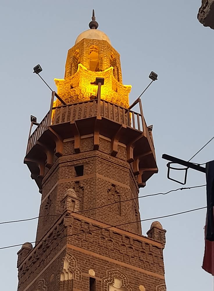 السحر يعود للمئذنة عقب نهاية الترميمات داخلها
