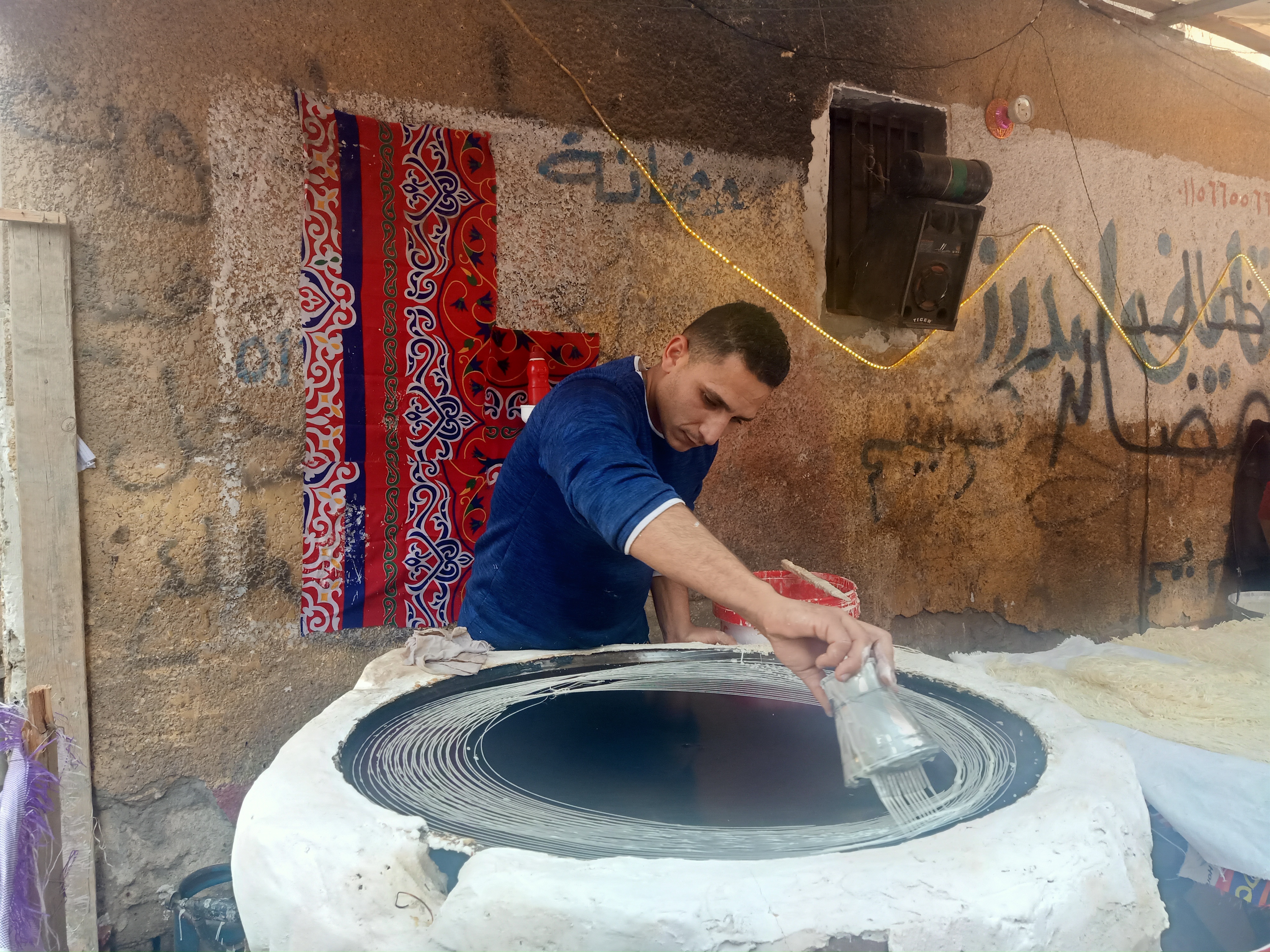 إعداد الكنافة البلدى فى بنى سويف