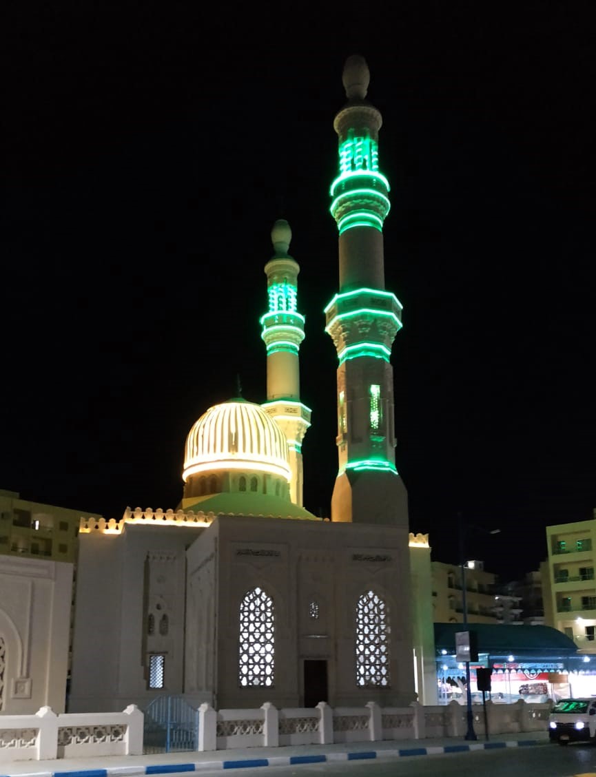 مسجد العوام ليلا كورنيش مطروح (6)