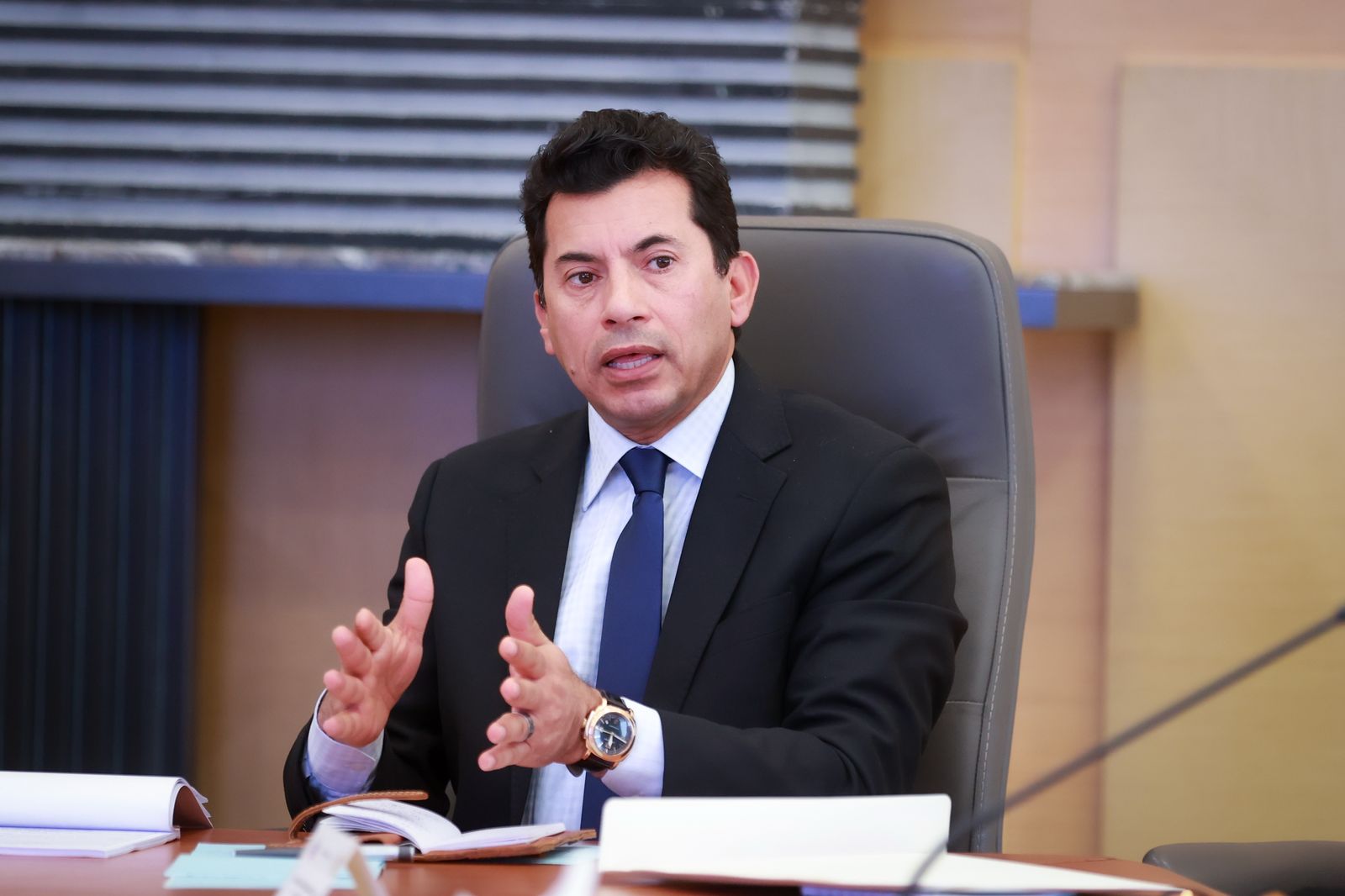 الدكتور أشرف صبحي، وزير الشباب والرياضة الدكتور أشرف صبحي، وزير الشباب والرياضة