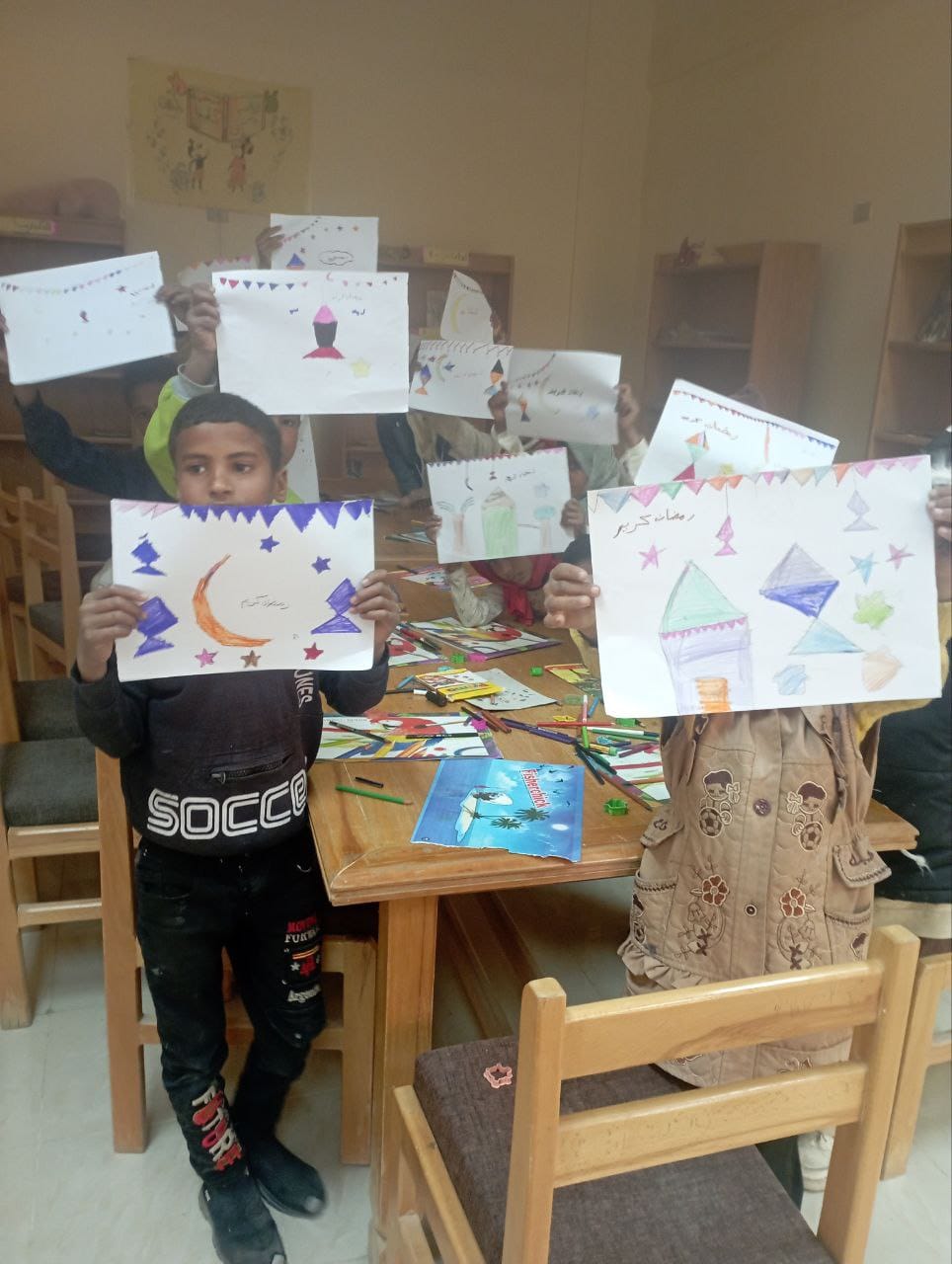 ورش رسم وأشغال يدوية ومسابقات معلوماتية في شهر رمضان