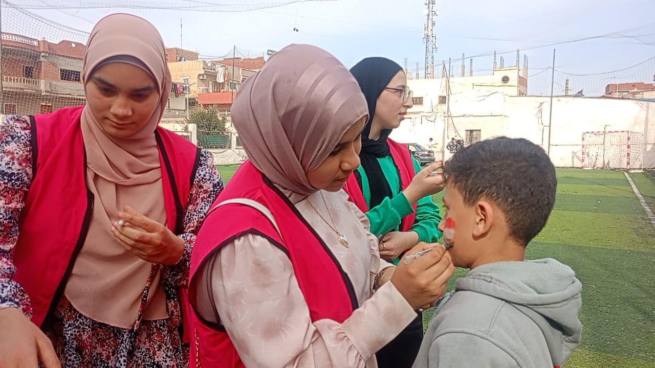 تنزيين وجوه الأطفال برسومات علم مصر تنزيين وجوه الأطفال برسومات علم مصر