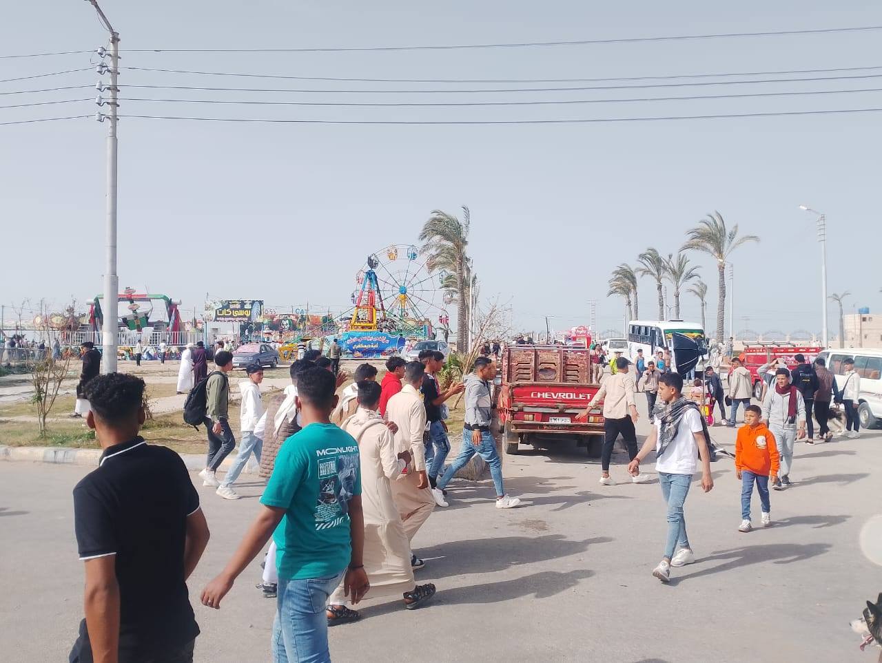 جانب من الاقبال على مصيف بلطيم جانب من الاقبال على مصيف بلطيم