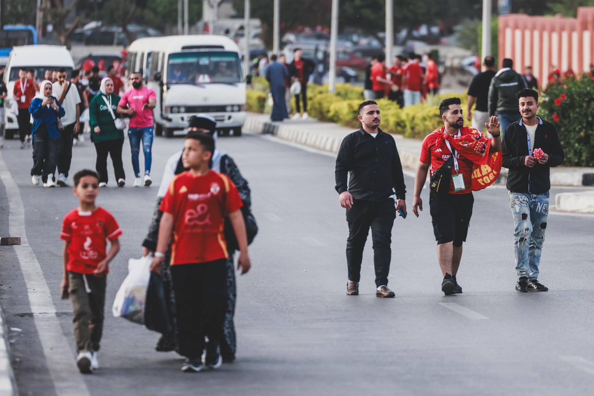 جمهور الاهلي يتواجد بكثافة