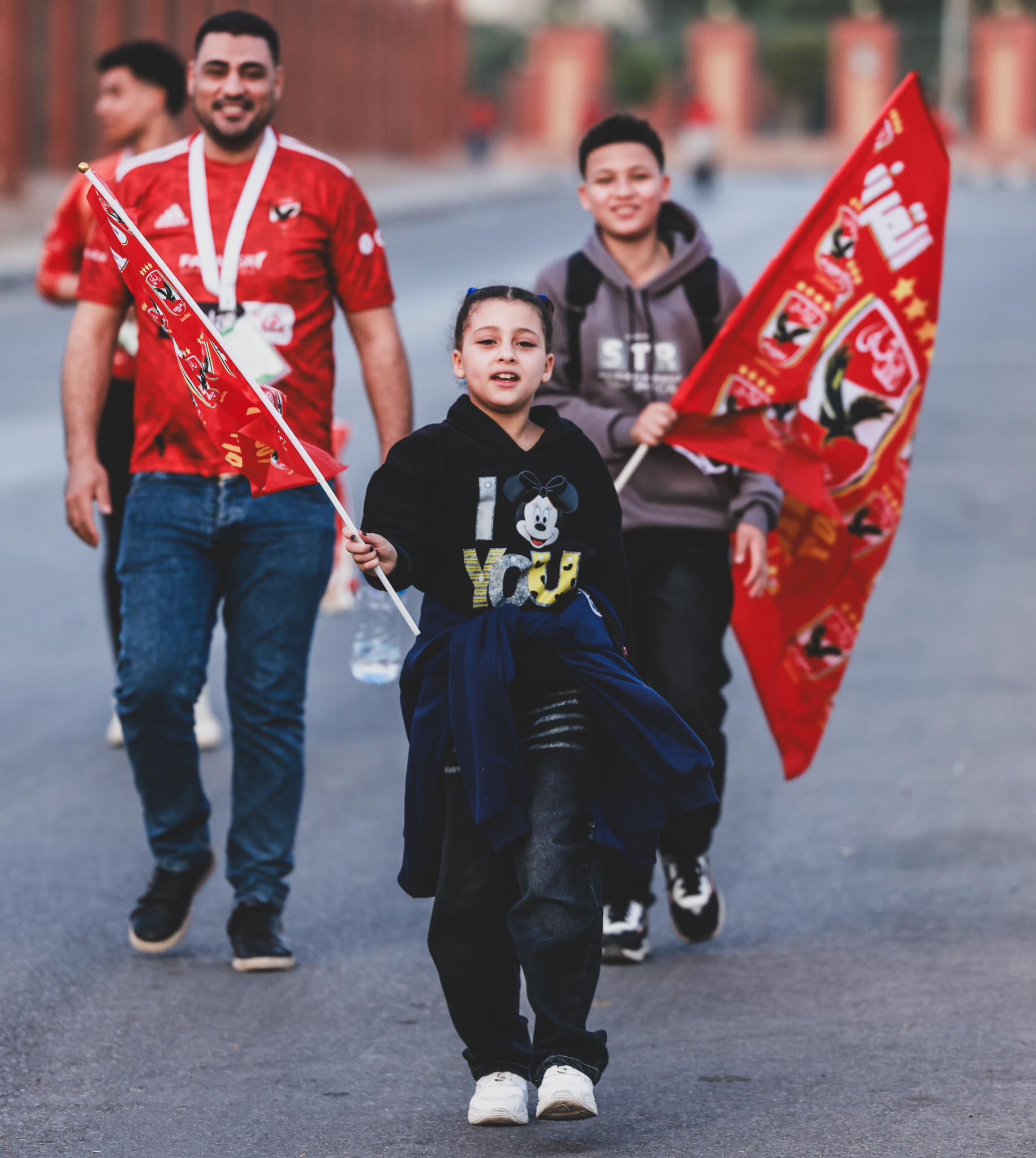 مشجعة الاهلي