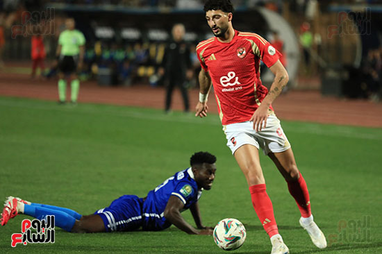 وسام أبو على خلال المباراة وسام أبو على خلال المباراة