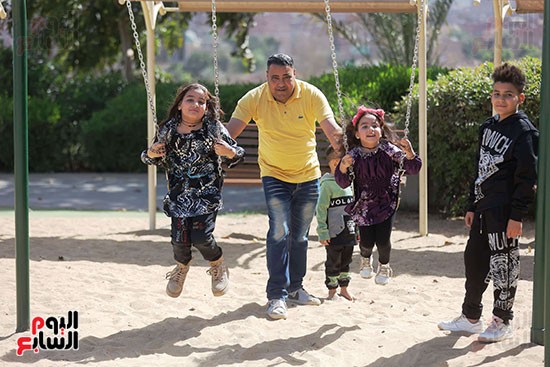 فرحة العيد فى حديقة الأزهر فرحة العيد فى حديقة الأزهر