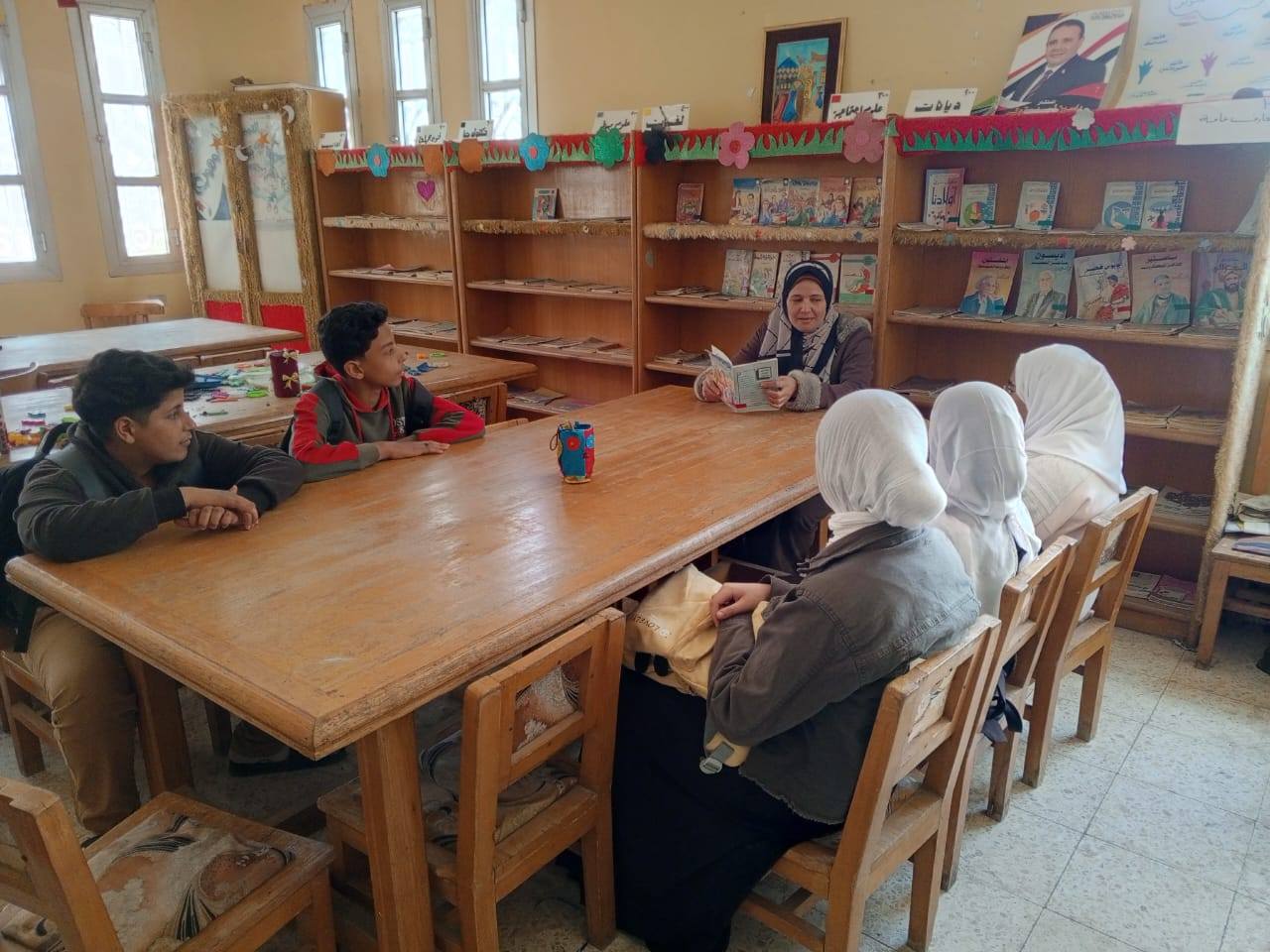 ورشه حكى لقصه اقزام وعمالقه