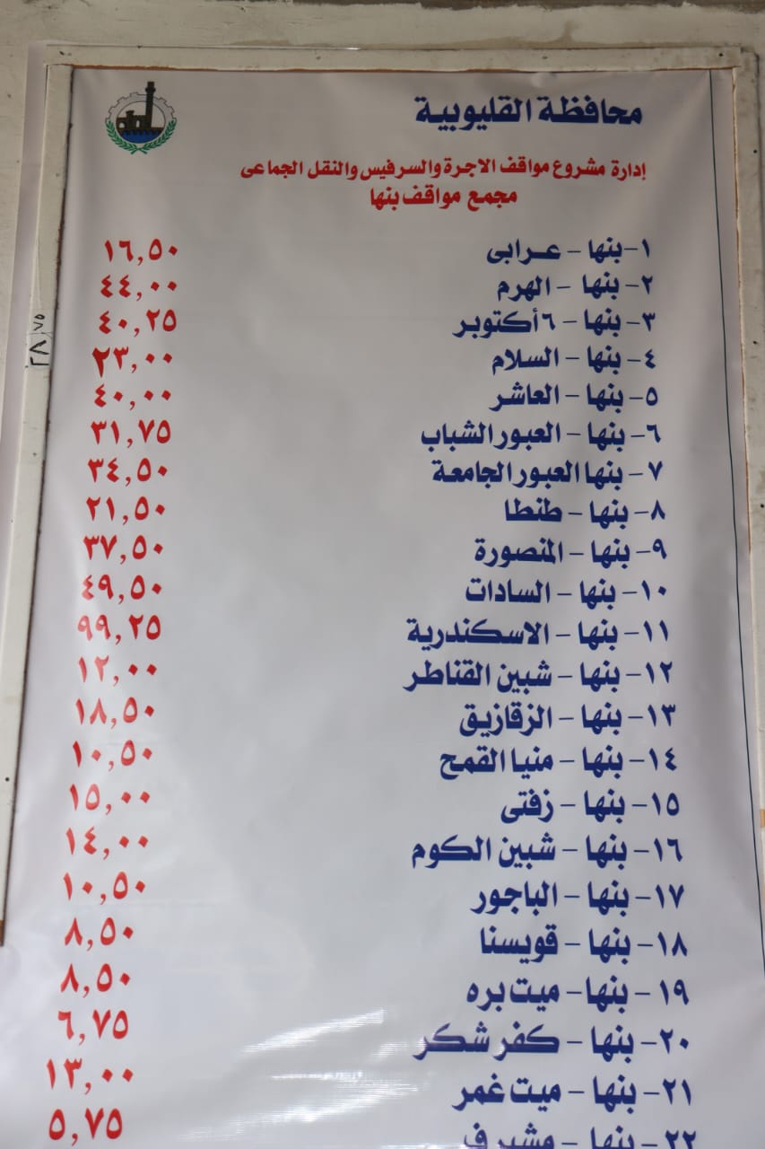 وضع بانرات التعريفة بالمواقف وضع بانرات التعريفة بالمواقف