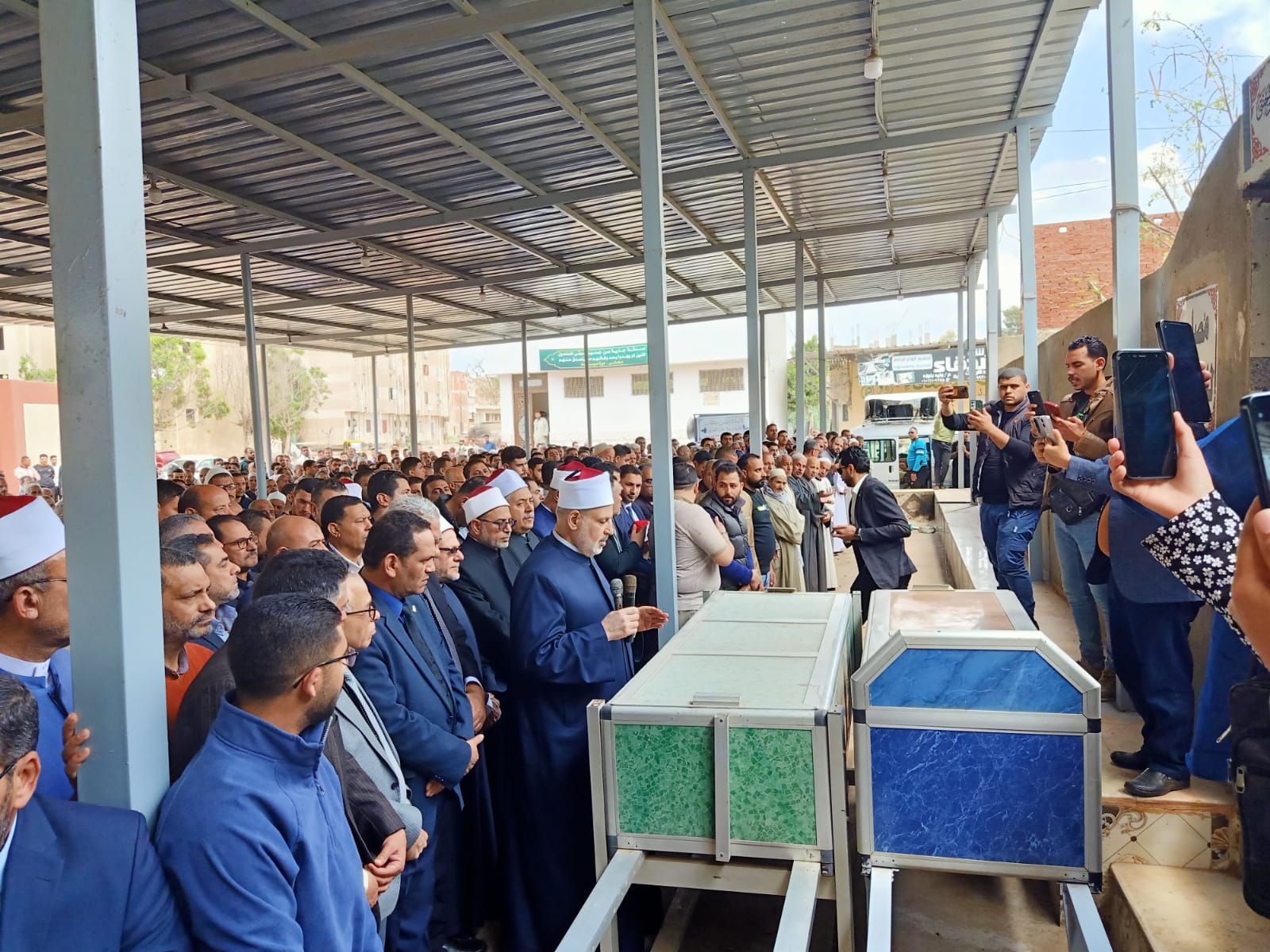 تشييع جثمان والد رئيس جامعة الأزهر