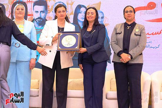 دكتورة مايا مرسي الناقدة علا الشافعي رئيس لجنة المحتوى الدرامي بالشركة المتحدة للخدمات الاعلامية