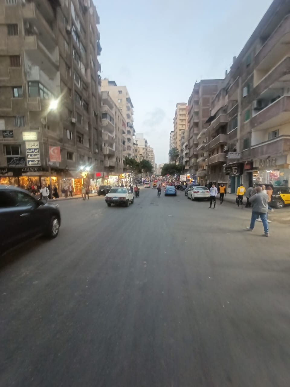 الشارع بعد ازالة الاشغالات الشارع بعد ازالة الاشغالات