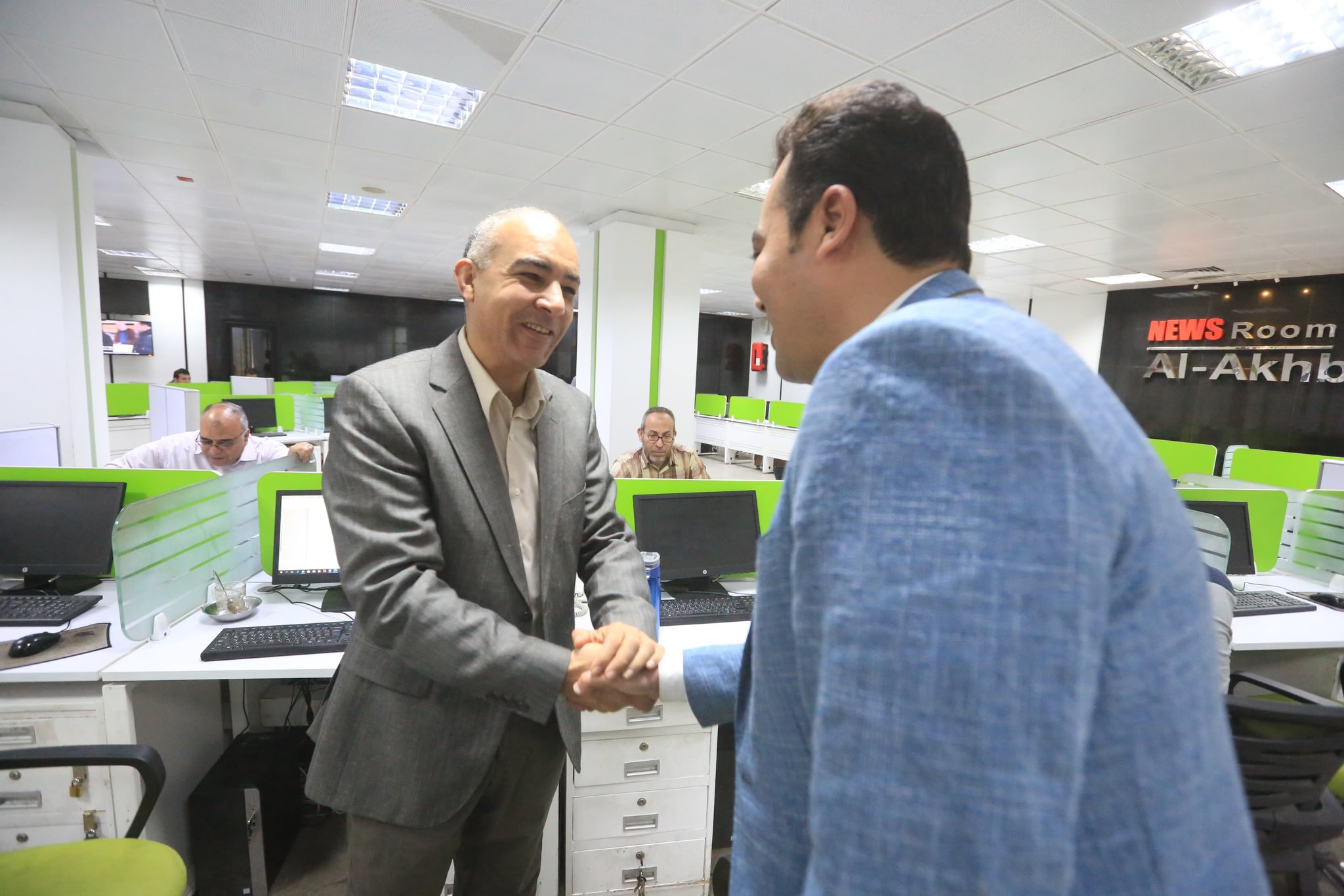 محمد السيد الشاذلى يزور الأخبار  فى اطار جولاته الانتخابية (5)