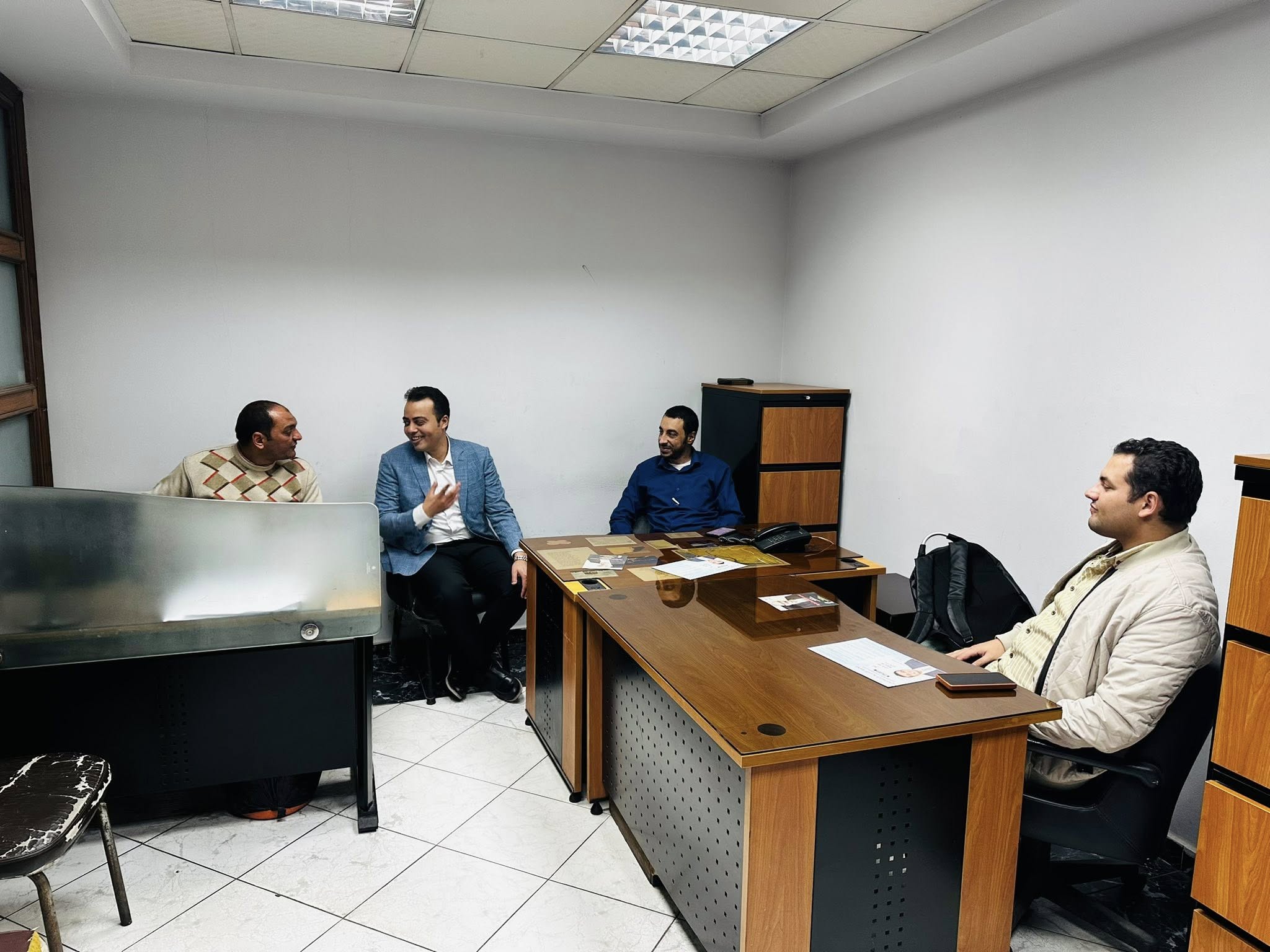 محمد السيد الشاذلى يزور الأخبار  فى اطار جولاته الانتخابية (3)