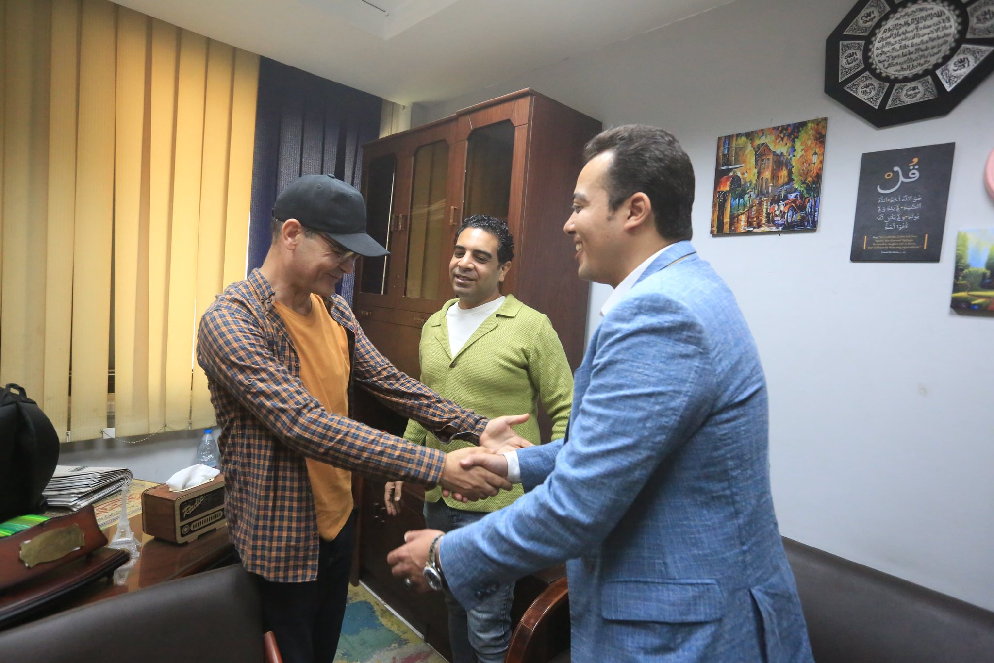 محمد السيد الشاذلى يزور الأخبار  فى اطار جولاته الانتخابية (19)