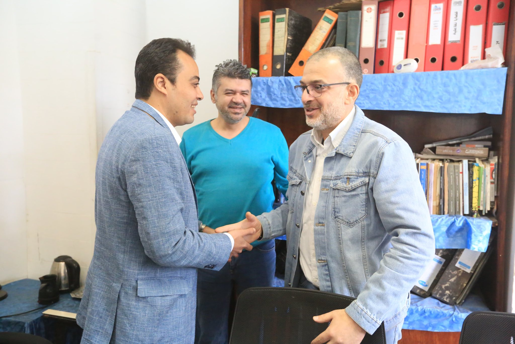 محمد السيد الشاذلى يزور الأخبار  فى اطار جولاته الانتخابية (9)