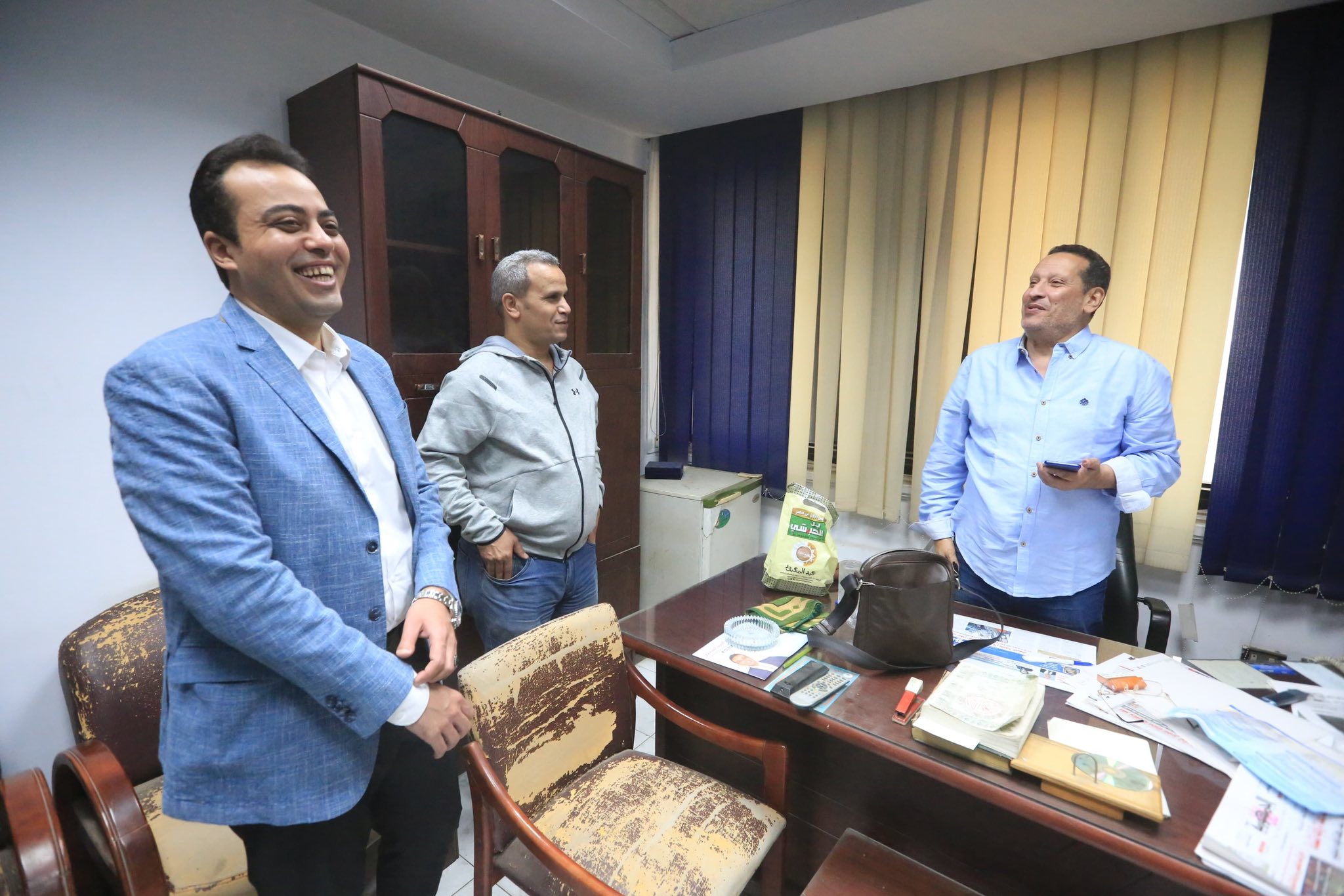 محمد السيد الشاذلى يزور الأخبار  فى اطار جولاته الانتخابية (12)