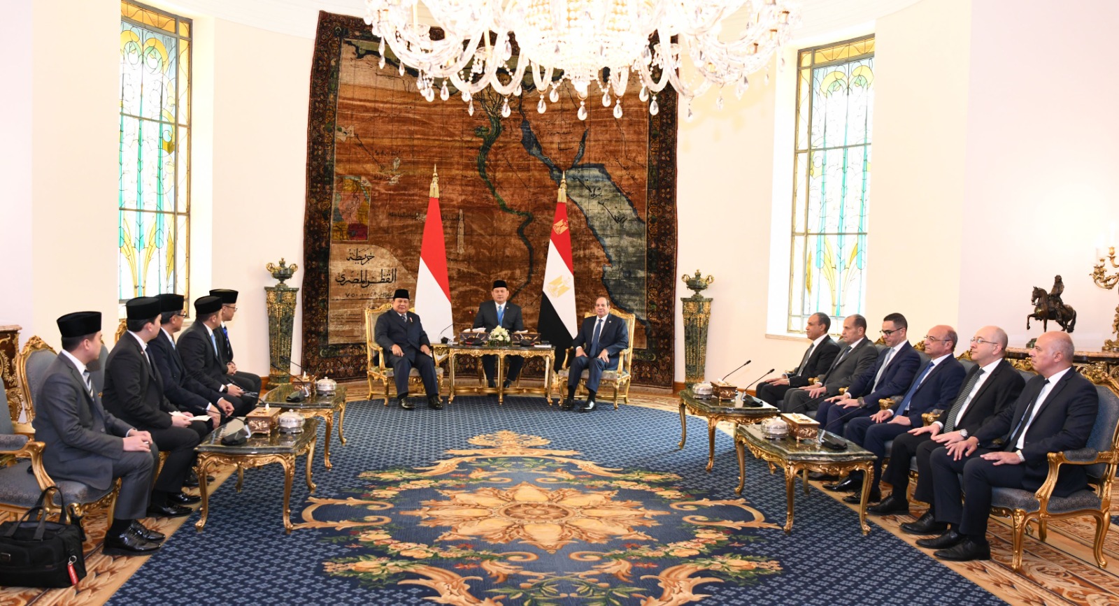 الرئيس عبد الفتاح السيسي والرئيس الإندونيسي (6)