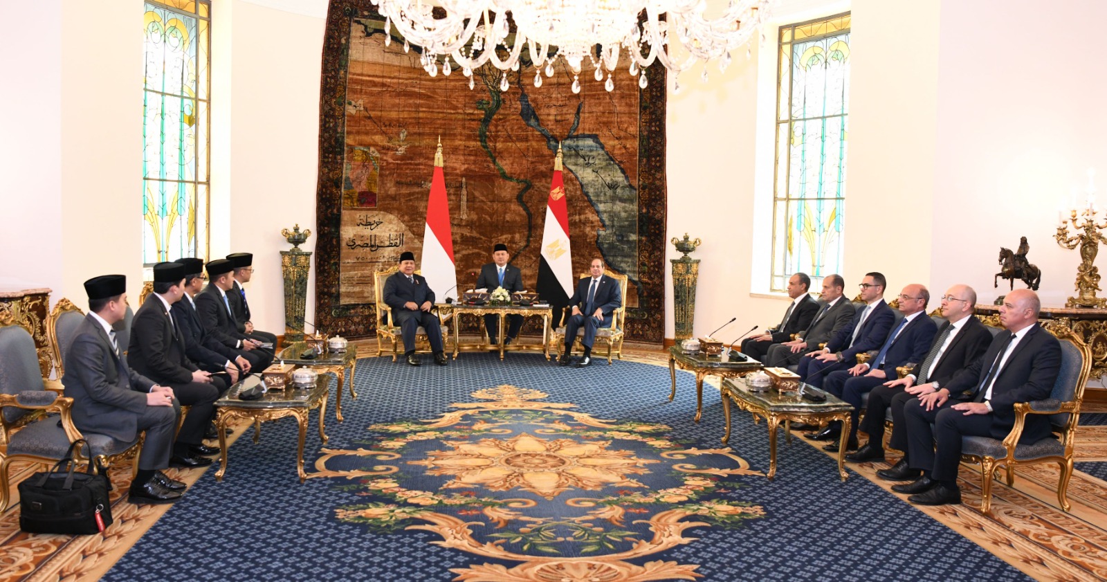 الرئيس عبد الفتاح السيسي والرئيس الإندونيسي (4)